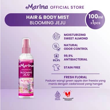 Marina Hair & Body Mist Cologne - Blooming Jeju [100 ml]
