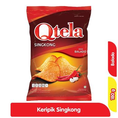 Promo Harga Qtela Keripik Singkong Balado 185 gr - Blibli