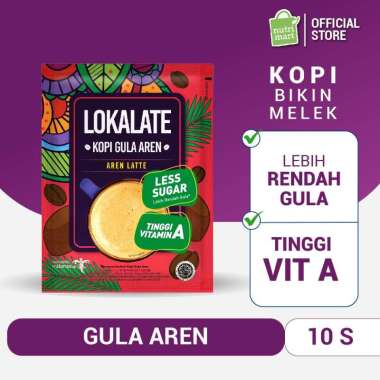 Lokalate Kopi Aren 10 sch - Kopi Instan Unik & Enak (Robusta)