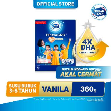 Promo Harga Frisian Flag Primagro 3 Vanilla 360 gr - Blibli