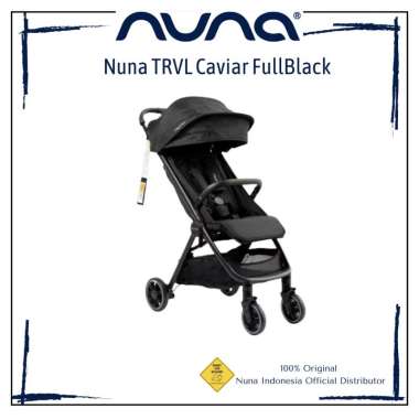 Nuna TRVL Stroller / Kereta Dorong Bayi Warna Caviar ( full black )