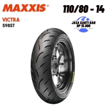 Maxxis Victra [110/80 - 14] Ban Belakang Depan Ban Motor Maxxis Tubeless Ban Aerox