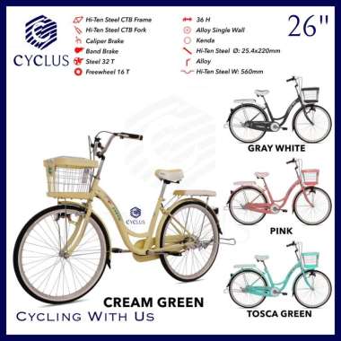 Sepeda CTB Citybike Exotic ET 9788 MX 26 Inch Anak Remaja Dewasa Keranjang Exotic by Pacific