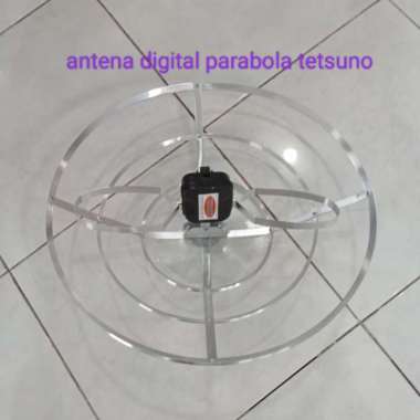 Tetsuno Antena TV Digital Parabola UHF VHF Bulat Antenna Dalam Indoor