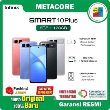 Infinix Smart 10 Plus 8/128 GB Garansi Resmi 8/128 GB