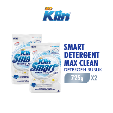 Soklin Smart Max Clean Powder Detergen 725 g [2 pcs]