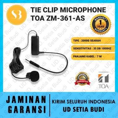 Microphone Jepit / Mic Jepit TOA ZM-361 / ZM 361