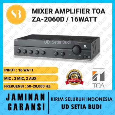 TOA Power Amplifier ZA-2060D Asli dan Bergaransi