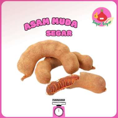 Sayur Segar - Buah Asam Jawa Muda/Tamarind 250gr