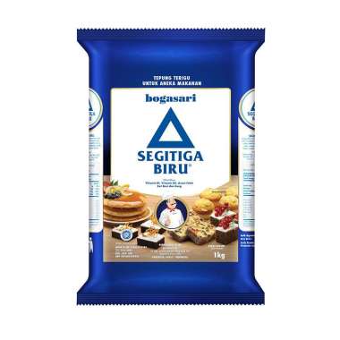 Promo Harga Bogasari Tepung Terigu Segitiga Biru 1000 gr - Blibli