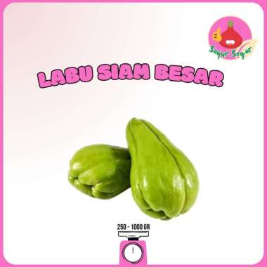 Labu Siam 500gr / Labu Siam Besar / Sayur Labu Siam - Bawangbagus 1Kg