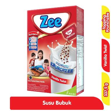 Promo Harga ZEE Susu Bubuk Vanilla Twist 350 gr - Blibli