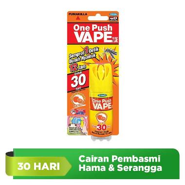 Fumakilla Vape One Push Orange Cairan Pembasmi Nyamuk [30 Hari] multicolour