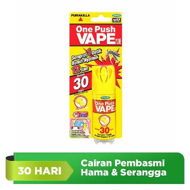 Fumakilla Vape One Push Lemon Cairan Pembasmi Nyamuk [30 Hari] multicolour