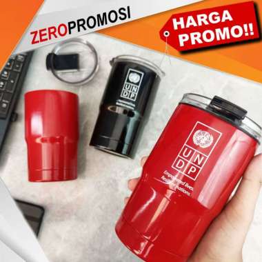 Souvenir Tumbler Mug Stainless Mizzu Hitam