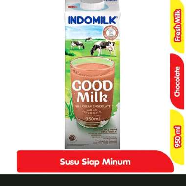 Promo Harga Indomilk Susu UHT Full Cream Plain 950 ml - Blibli