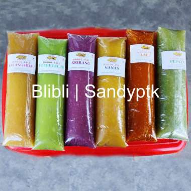 Dodol Buah Along Ketan Hitam Labu Pepaya Nenas Putih Telur Kacang Hijau Asli Terenak Khas Pontianak