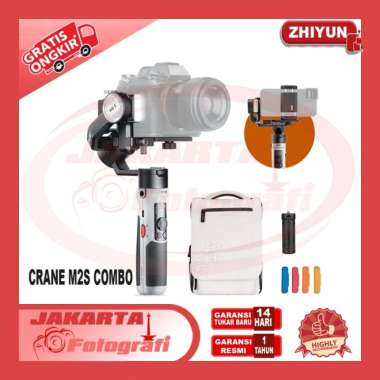 Zhiyuntech Crane M2S 3-Axis Gimbal Stabilizer HP Camera PAKET STANDARD BASIC