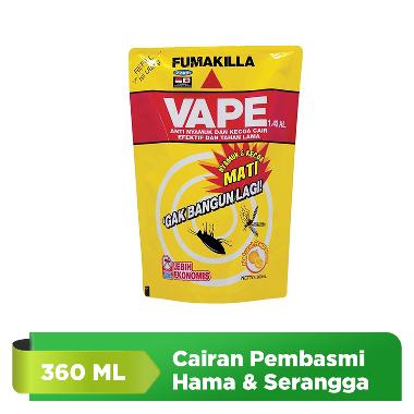 VAPE Anti Nyamuk dan Kecoa Cair Cairan Pembasmi Serangga [360 mL/ Pouch] -