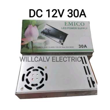 POWER SUPLAY ADAPTOR LAMPU STRIP LED ADAPTOR CCTV DAN LAINLAIN 12V-30A
