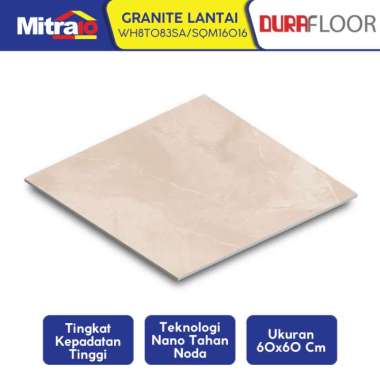 Durafloor Granit Lantai Porselen 60x60 Motif Marble Glazed Polished WH8T083SA