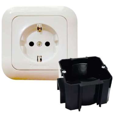 Panasonic WEJP 1131-7 Socket Stop Kontak Non CP Protection WEJP1131 Electrical Outlet Soket Listrik