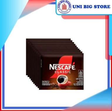 Promo Harga Nescafe Classic Coffee per 10 sachet 2 gr - Blibli