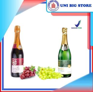 Star Village Celebration Sparkling Red Grape Juice 750 ml Anggur Merah Red Grape