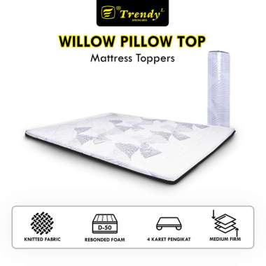 Trendy Willow Pillow Top 5 cm - Mattress Toppers Busa Rebonded D50 (GRADE A) 120 x 200