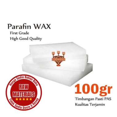 Parafin Wax 100gr Lilin Paraffin Lilin Parafin Padat Candle Kosmetik
