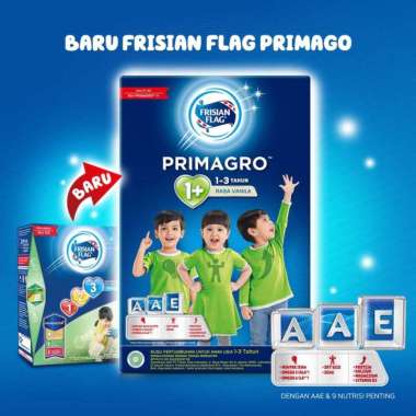 Frisian Flag Primagro 123 750g Vanila Cokelat Madu Sufor Susu Bubuk Pertumbuhan Anak Batita Penambah