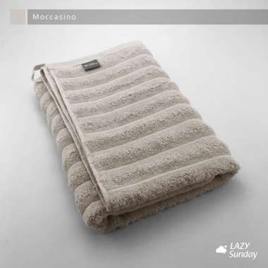 Handuk Mandi - Premium Towel 70x140 cm - LAZY Sunday Moccasino