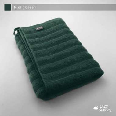 Handuk Mandi - Premium Towel 70x140 cm - LAZY Sunday Night Green