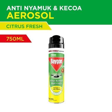 Promo Harga Baygon Insektisida Spray Citrus Fresh 750 ml - Blibli