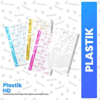 Plastik Pakaian PP Print 35 x 55 Pink