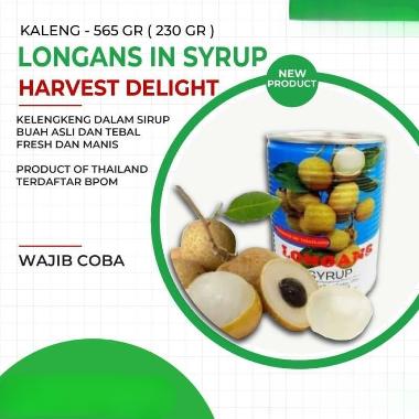 Harvest delight longans 56 7gr/lengkeng kaleng/longan kaleng