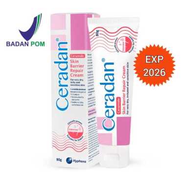 Ceradan Cream 80 g 80g Pelembab Badan/Wajah Sangat Kering/Eksim/Atopik