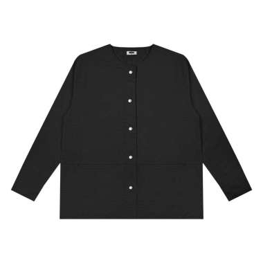 M231 Jaket Kemeja Wanita Hitam 2783D Dewasa-XL