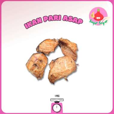 Ikan Pari Asap 1 Potong / Ikan Asap Potong / Ikan Segar - Bawangbagus