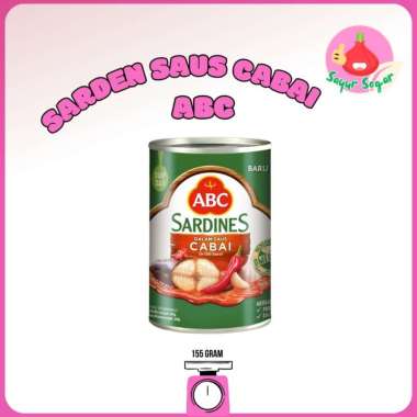Sarden ABC Cabai 155ml / Ikan Sarden - Bawangbagus