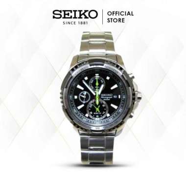 Jam Tangan Pria Seiko Chronograph SNAE01 Quartz Stainless Original