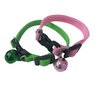 JOV Kalung Kucing Polos Lonceng 16mm Putih