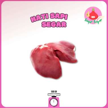 Sayur Segar - Hati Sapi Segar/Beef Liver 500gr