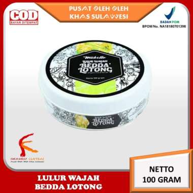 Mabello bedda Lotong masker wajah 100 gr