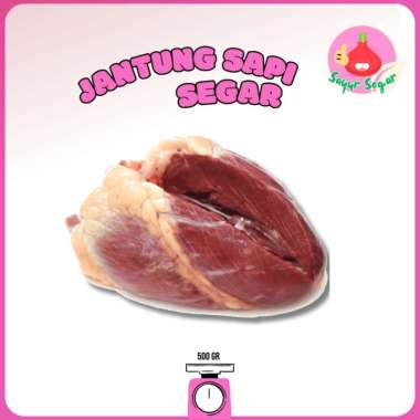 Jantung Sapi 500gr / Daging Sapi Segar - Bawangbagus