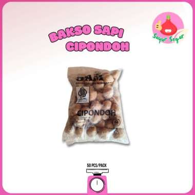 Bakso Sapi Cipondoh 1Bungkus isi 50 / Daging Sapi - Bawangbagus