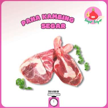 Sayur Segar - Daging Kambing Bagian Paha / Goat Thighs 500gr