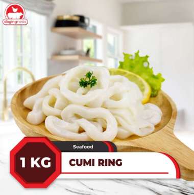 Cumi Ring Kupas Bersih. Squid Ring Calamary - 1 Kg