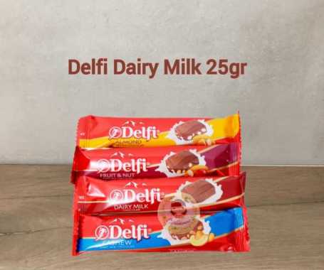 Promo Harga Delfi Chocolate Fruit & Nut 27 gr - Blibli