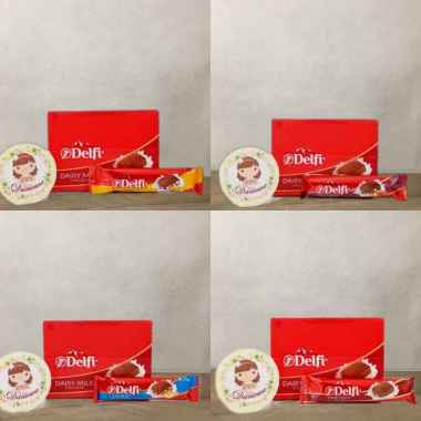 Promo Harga Delfi Chocolate Fruit & Nut 27 gr - Blibli